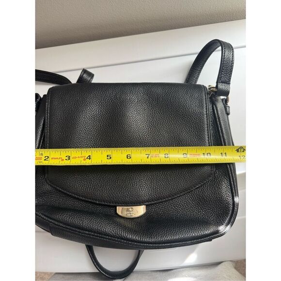 Kate Spade Black Mulberry Street Alecia Pebbled Leather Shoulder Crossbody Bag - Picture 9 of 10